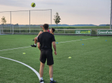 Laatste training seizoen 2023-2024 van 1e selectie S.K.N.W.K. (voetvolleytoernooitje) van donderdag 25 mei 2024 (252/314)